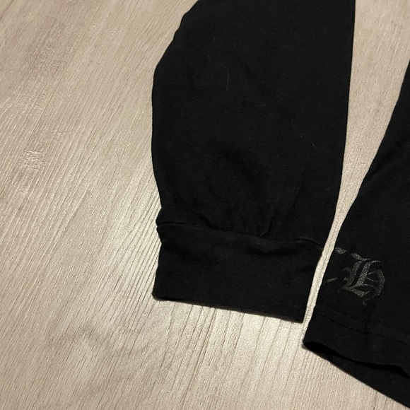 Chrome Hearts USA Black Long Sleeve Front Pocket T Shirt - Picture 5 of 7